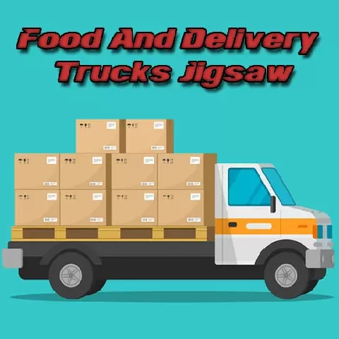 Food And Delivery Trucks Jigsaw